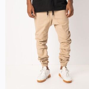 Zanerobe Sureshot Tan Jogger Style Pants Size 30